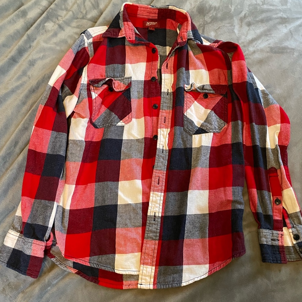 Men’s tri-color flannel
